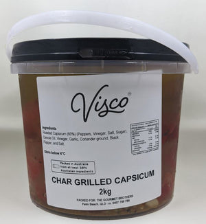 Gusto & Co. Char Grilled Whole Capsicum 2kg  C4
