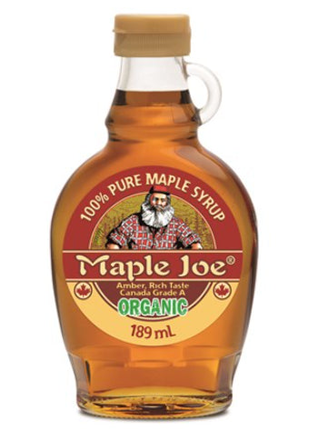 Amber Organic Maple Syrup 189ml C12