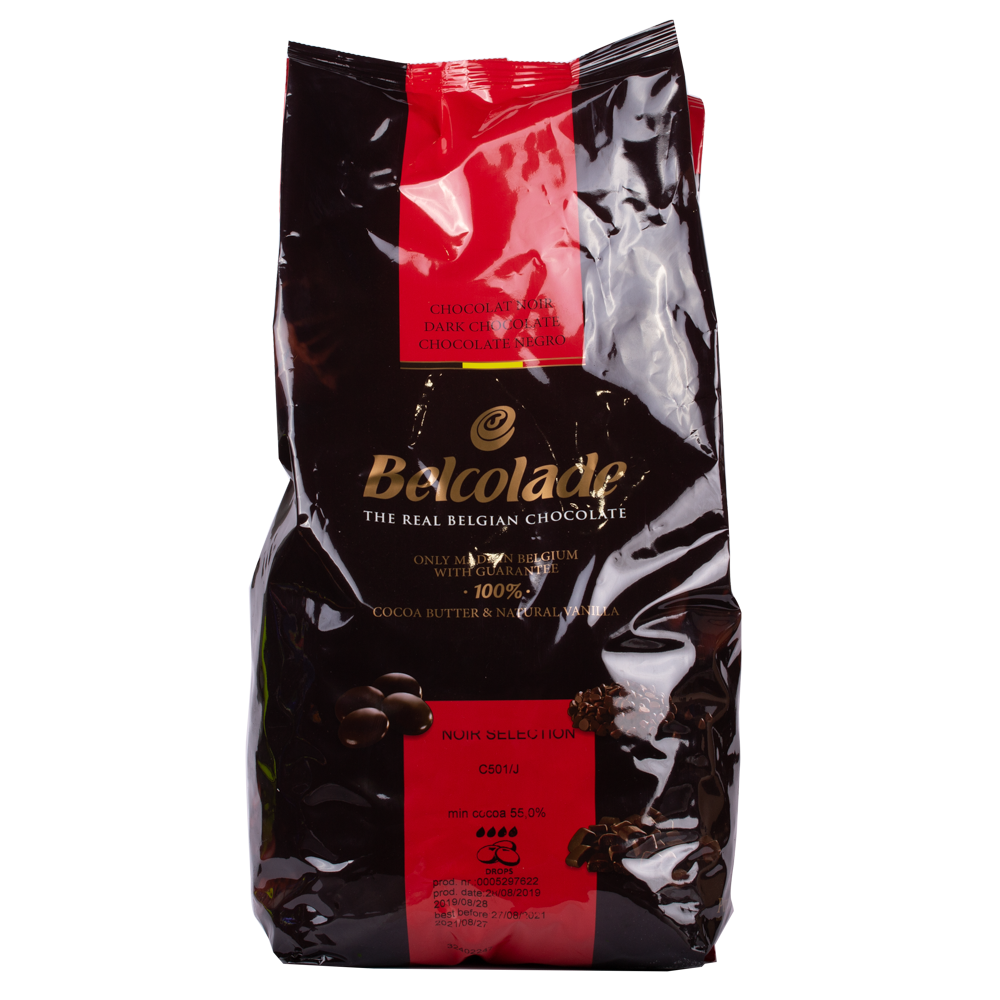 Apromo Chocolate Belcolade Drops Dark (55%)  5kg C2