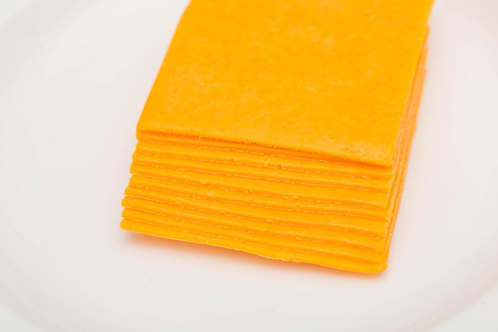 Cheese Cheddar American Sliced 1.5kg C8