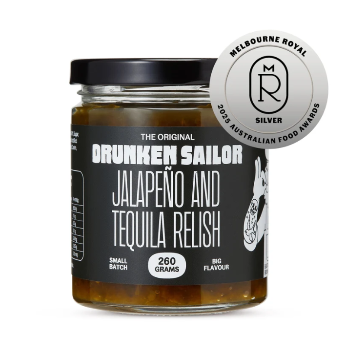 Drunken Sailor Jalapeno & Tequila Relish 260g C6
