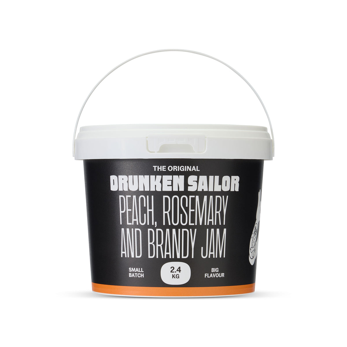 Drunken Sailor Peach, Rosemary & Brandy Jam 2.4kg C4