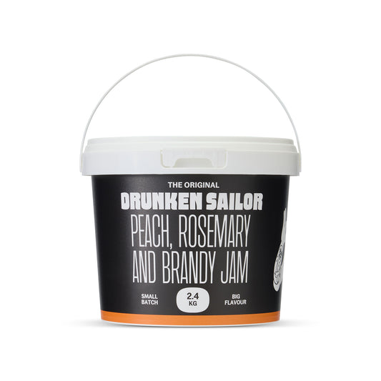 Drunken Sailor Peach, Rosemary & Brandy Jam 2.4kg C4