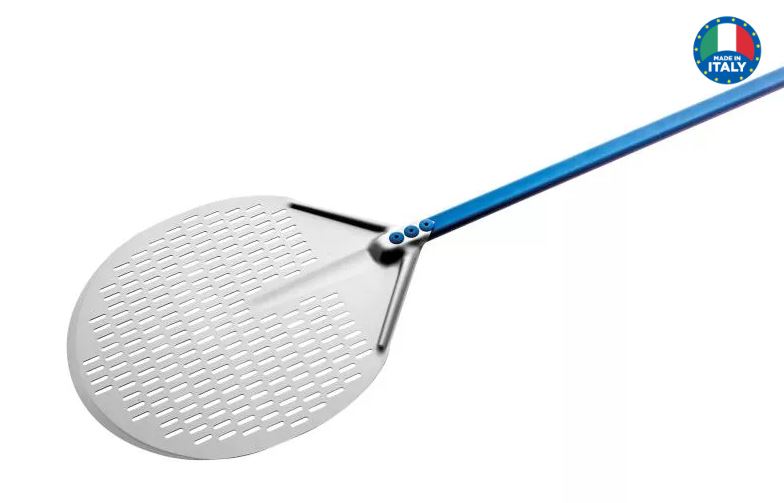GI.Metal Peel Round Perforated 33cm