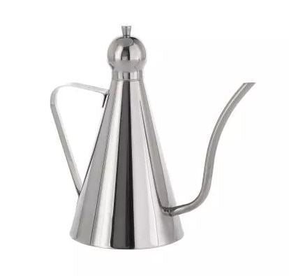 Gi.Metal Oil Can 900ml (Stainless Steel coloured)