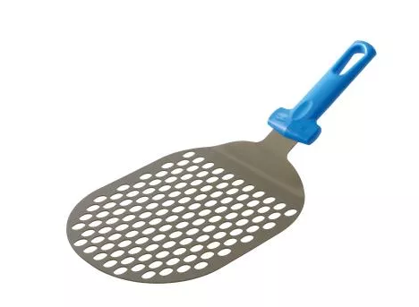 GI.Metal Perforeted Oval Pizza Server 22x18cm