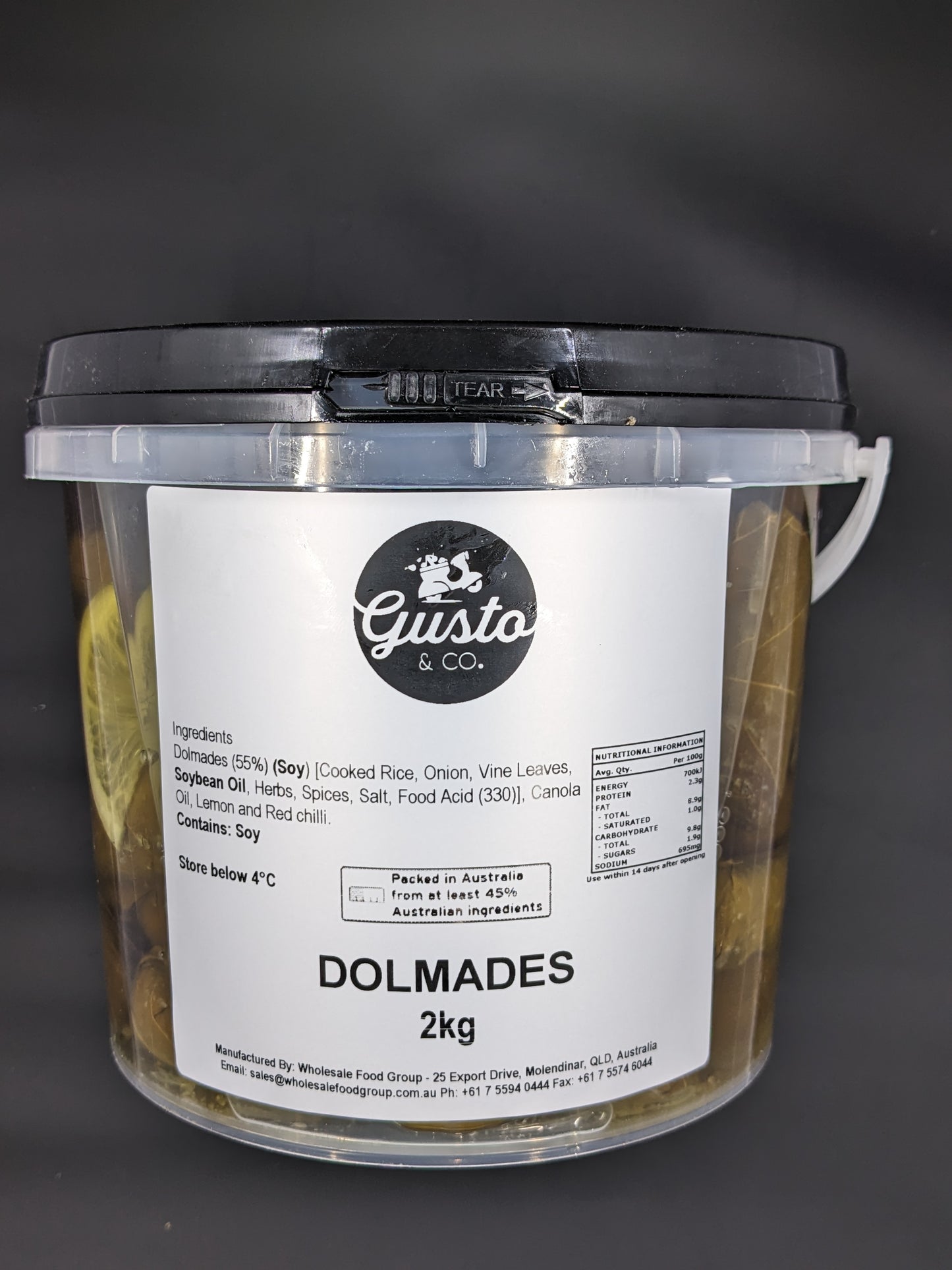 Gusto & Co. Dolmades 2 kg C4