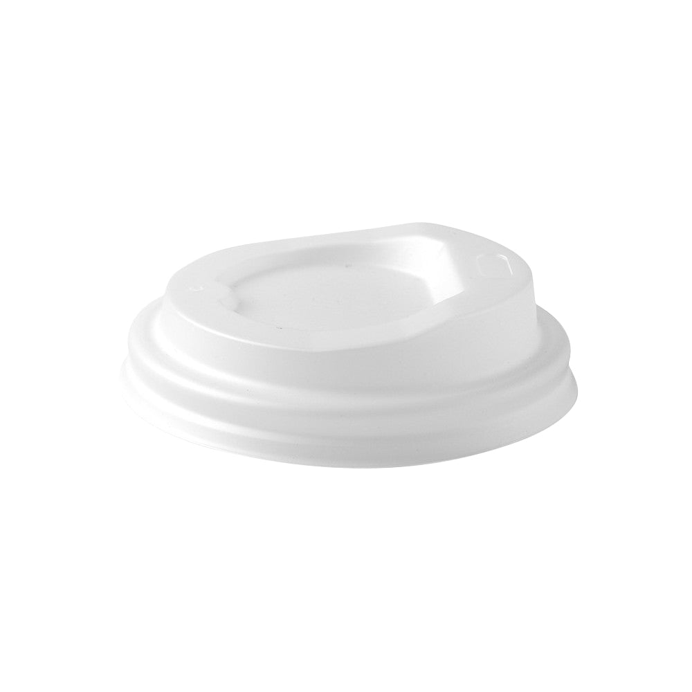 Illy 80mm White Travel Lids 50Pc C20 (HCL- TW08) suits 6-12oz cup