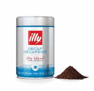 Illy Decaf Ground Coffee 250G C6  ( 8865 )