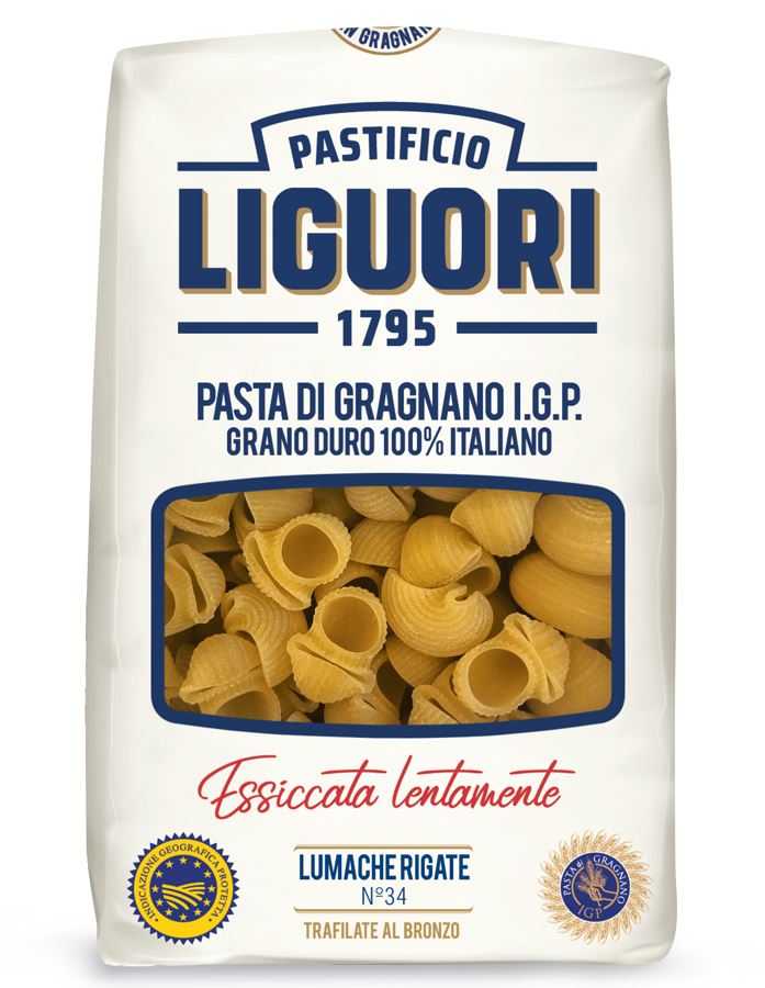 Pasta Liguori Lumaca Rigata 500g C16