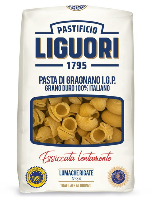 Pasta Liguori Lumaca Rigata 500g C16