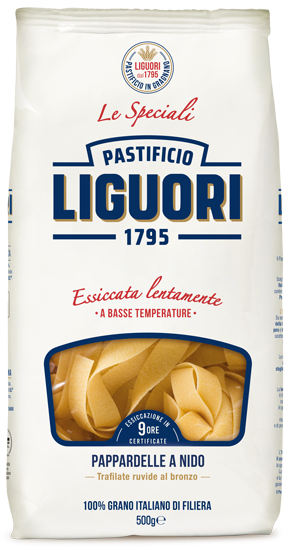 Pasta Liguori Pappardelle Nidi 500g C12