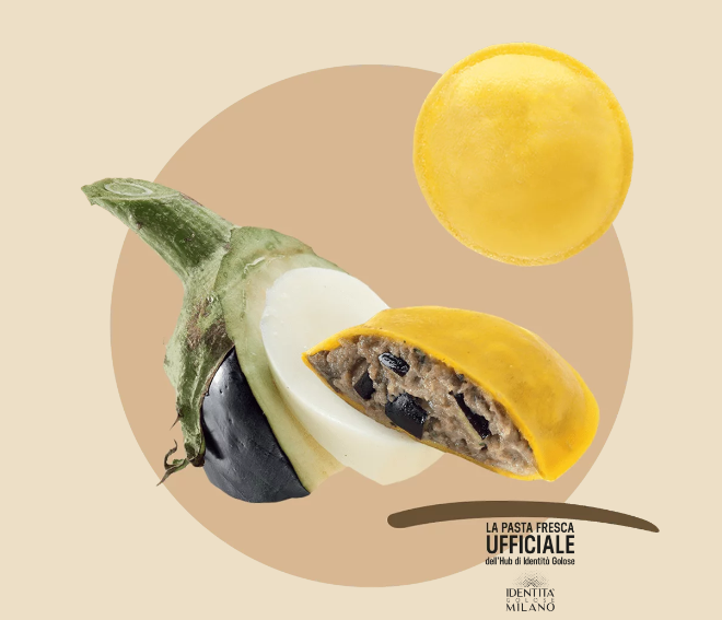 Surgital Panciotti with Eggplant and Smoked Provolone Pasta 83pc