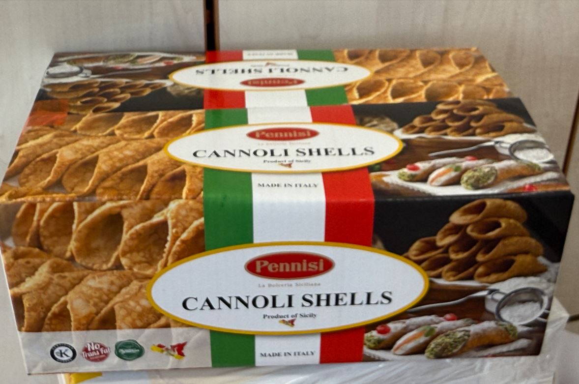 Pennisi Cannoli Shells Grande with Chocolate  (13cm) 48pcs