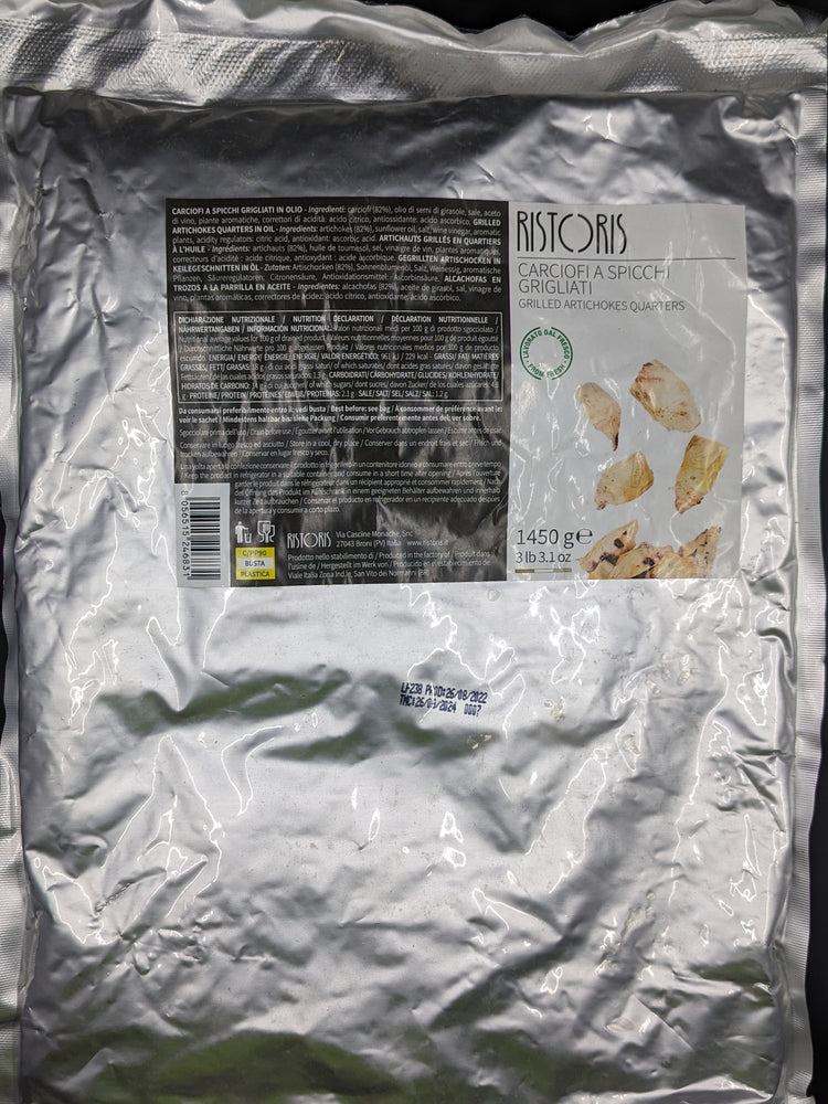 Ristoris Grilled Artichoke Quarters 1.5kg Bag C6
