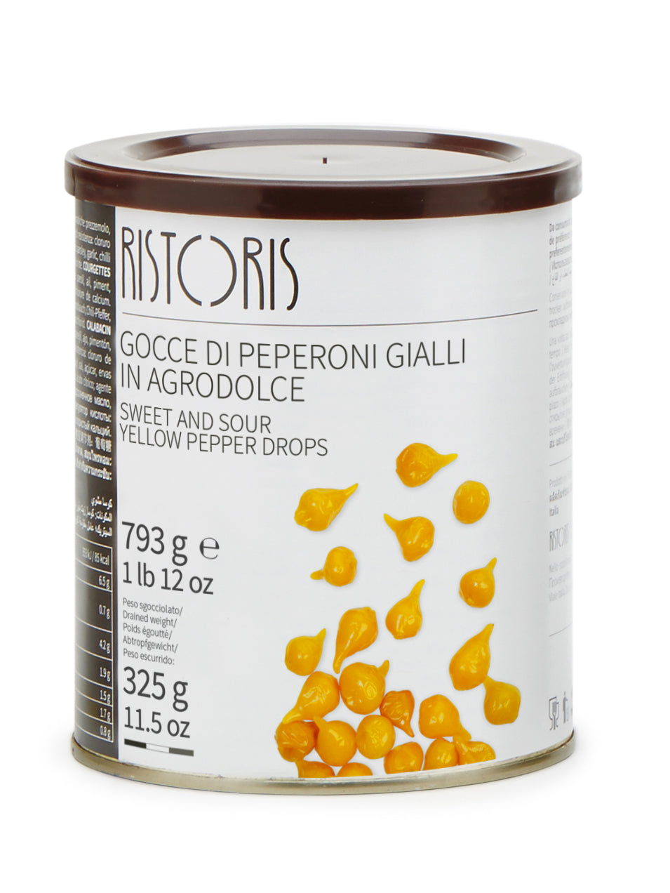 Ristoris Sweet & Sour Yellow Pepper Drops 793G C6