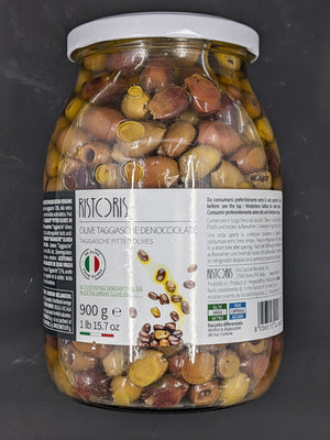Ristoris Taggiasche Pitted Olives in EVOO 900g C6