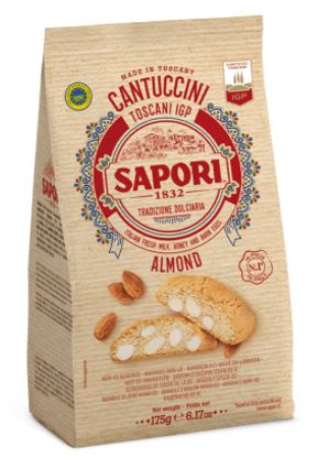 Sapori Biscotti Almond Cantuccini Toscani IGP 175g C10