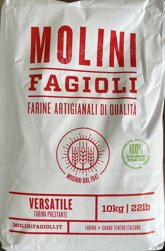 Molini Fagioli Flour '00' "Ampia/Versatile" (340W) 10kg (AGUGIARO)