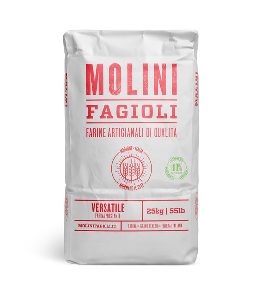 Molini Fagioli Flour '00' "Ampia/Versatile" (340W) 10kg (AGUGIARO)