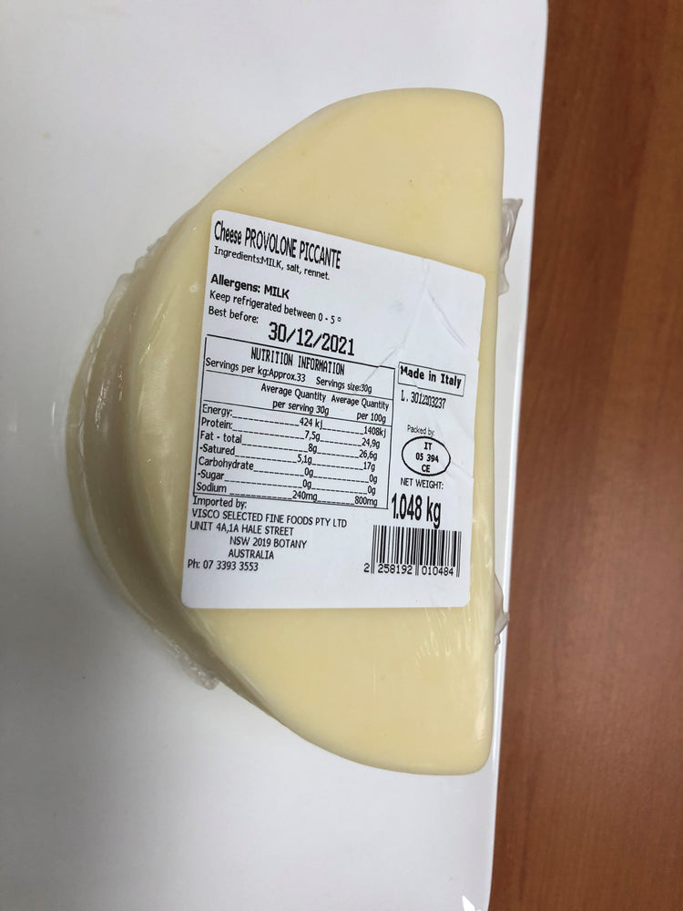 Albiero Cheese Provolone Valpadana Piccante 1kg C10