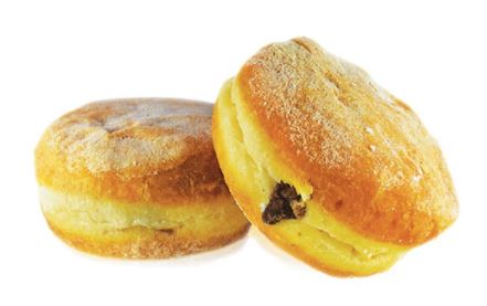Arca Bomboloni Krapfen Hazelnut 80g x 40 3.2kg
