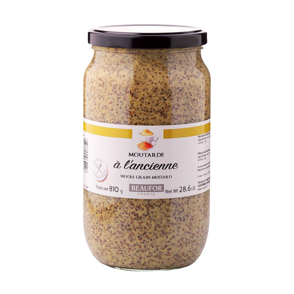 Beaufor Wholegrain Mustard Moutarde  830g C6