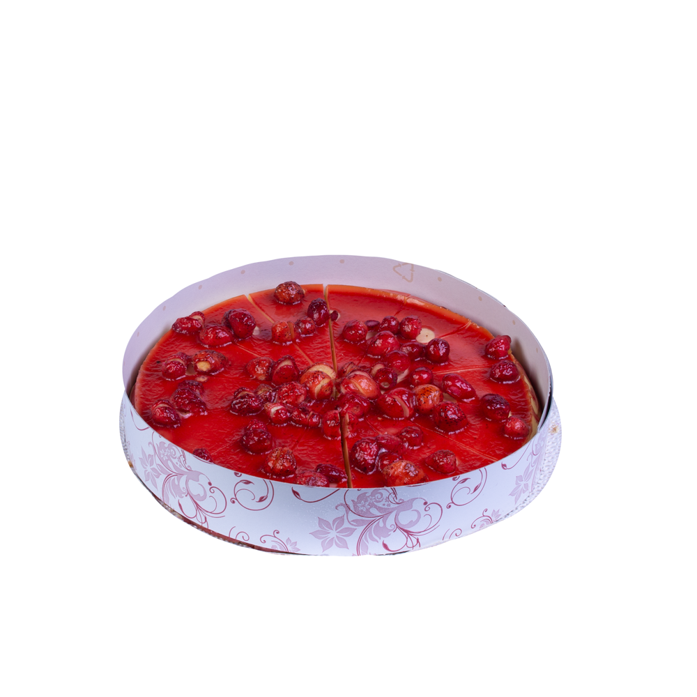 Cake Cheesecake w Strawberries 1.45kg [14 pcs]