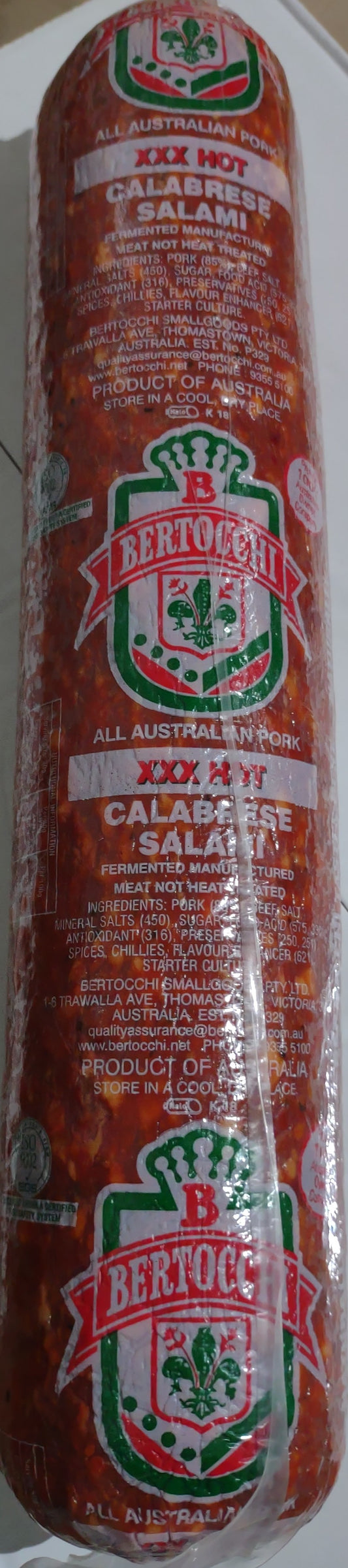 Botochti Calabresse Salami Hot Approx. 2kg