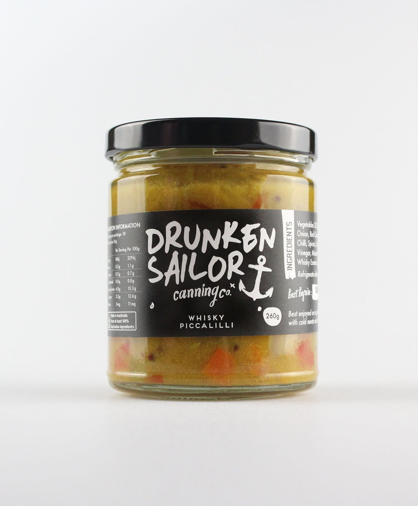 Drunken Sailor Whisky Piccalilli Relish 260g C6