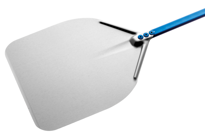 GI.Metal Peel Rectangular Non Perforated( Short Handle) 32cm