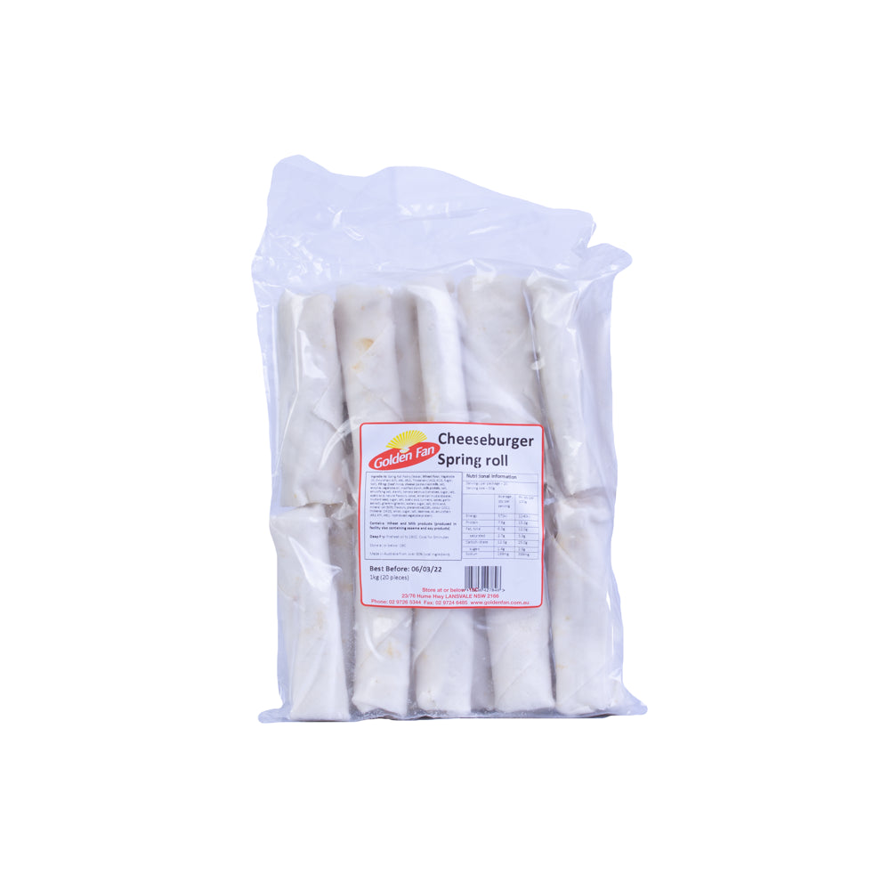 Spring Roll Cheese Burger (50g) 4kg